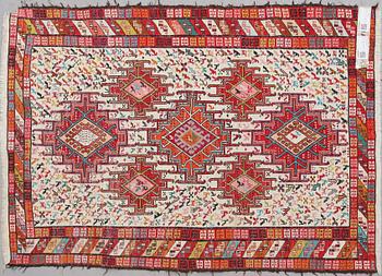 MATTA, Kelim Soumak, silke, modern tillverkning, 144 x 102 cm.