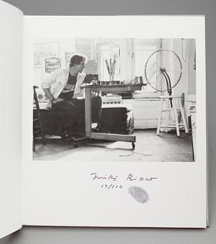 MIKE BIDLO, konstbok, "Masterpieces", 1989, de luxe edition, signerad och numrerad 17/110.