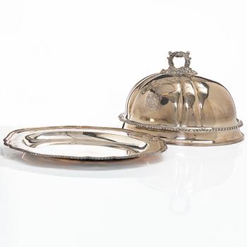 Stekhuv med fat, pläter, troligen England, tidigt 1900-tal.