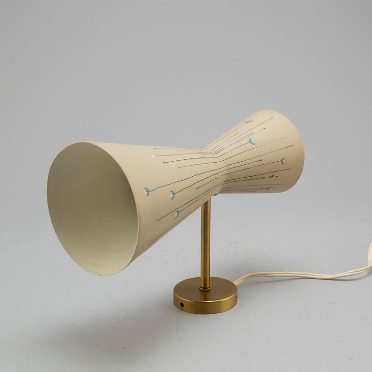 VÄGGLAMPA, 1900-talets andra hälft.