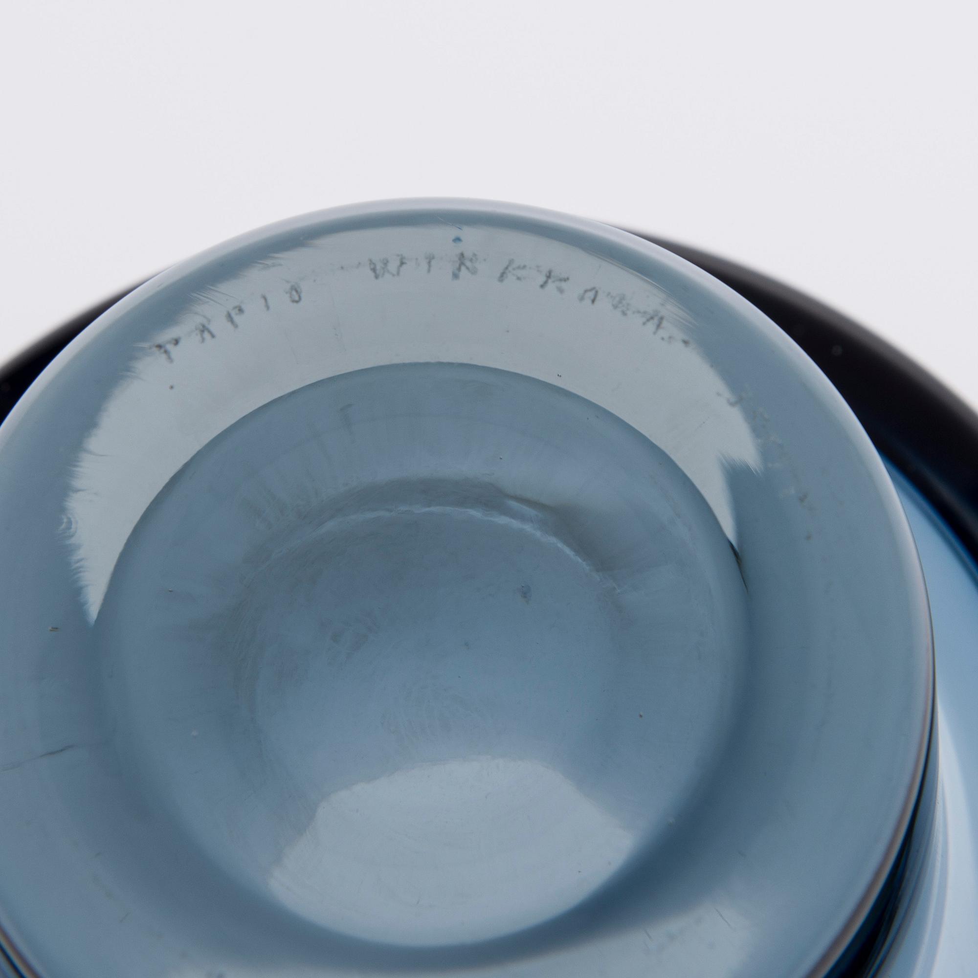 VAS, glas, signerad Tapio Wirkkala 3589, Iittala.