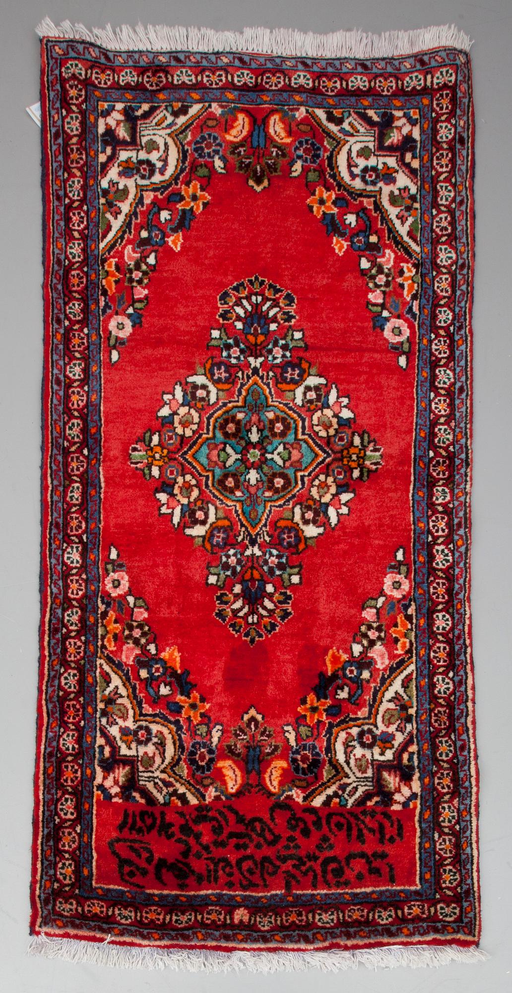 MATTA, Sarouk, old, ca 130x64 cm.