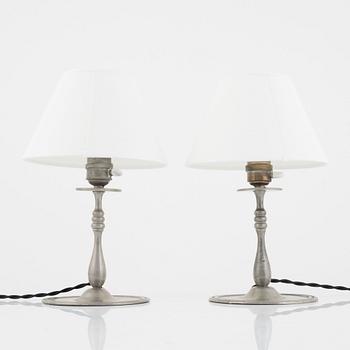 Firma Svenskt Tenn, a pair of table lamps, Stockholm 1925-27.