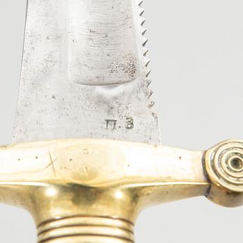 Tesak, short sword, Russia model 1834.