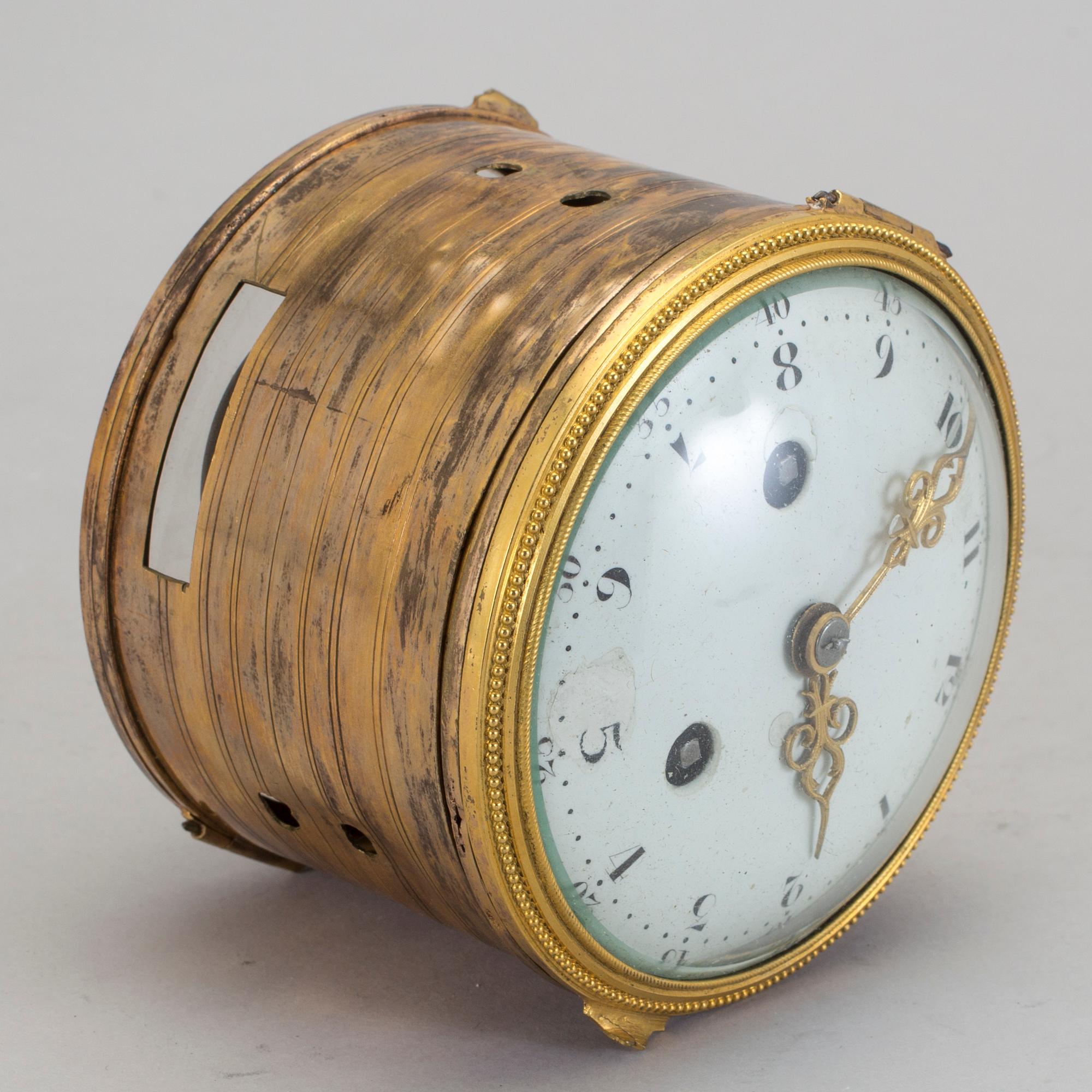 URVERK, 2 st, varav ett signerat Johan Nyberg, Stockholm (verksam 1787-1801).