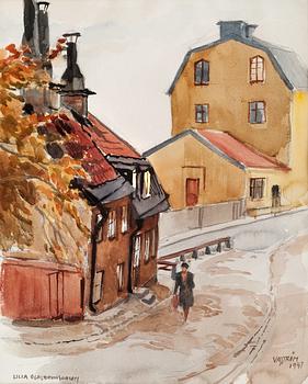 451. Eric Vasström, "LILLA GLASBRUKSGATAN.