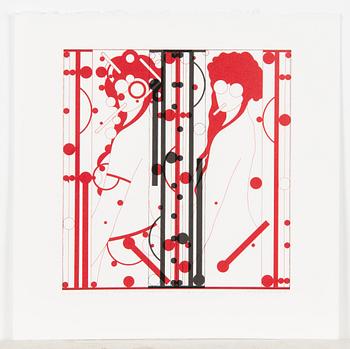 Leonhard Lapin, serigrafier, 5 st, signerade och daterade 1975-1979/2001, numrerade.