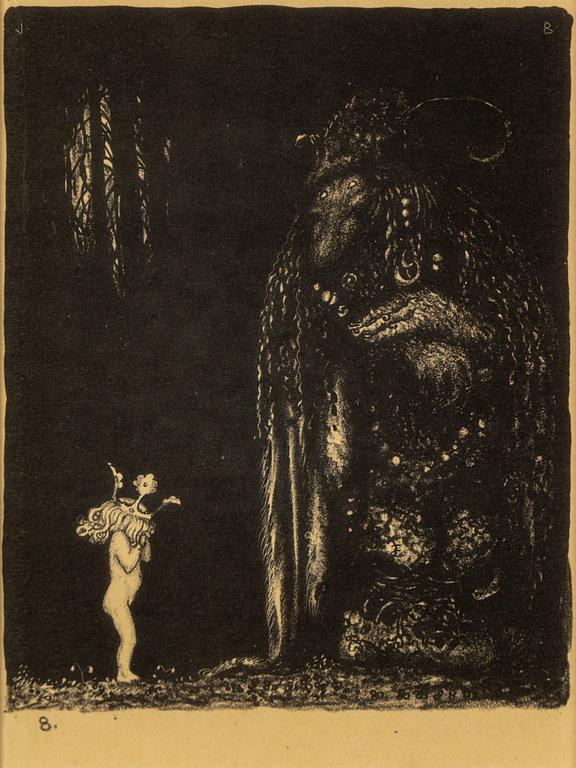 JOHN BAUER, litografier, 1915,  10 st.