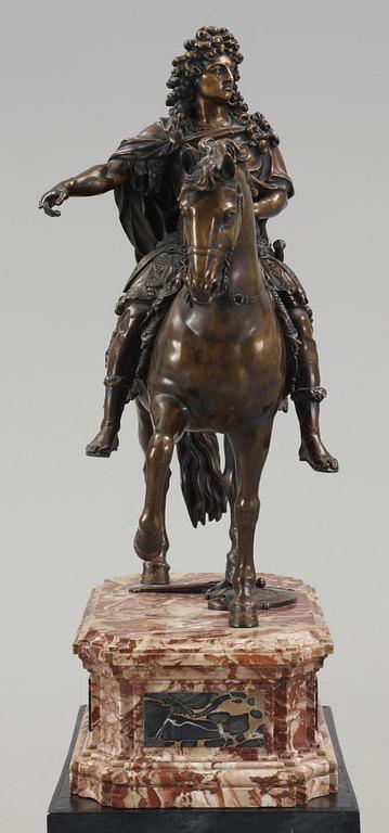 Pietro Sormani, Equestrian sculpture with Louis XIV.