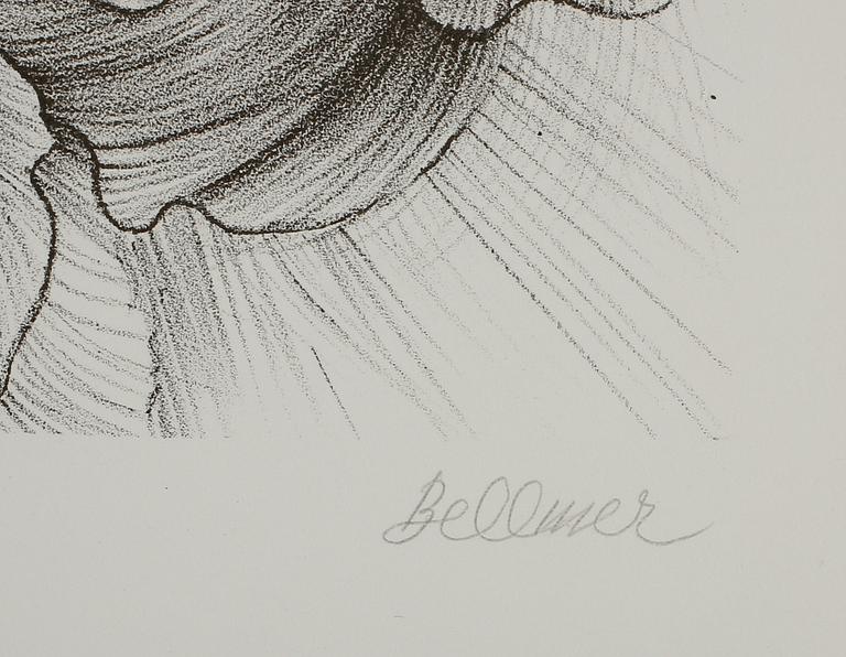 HANS BELLMER, litografi, signerad med blyerts och numrerad 34/100.