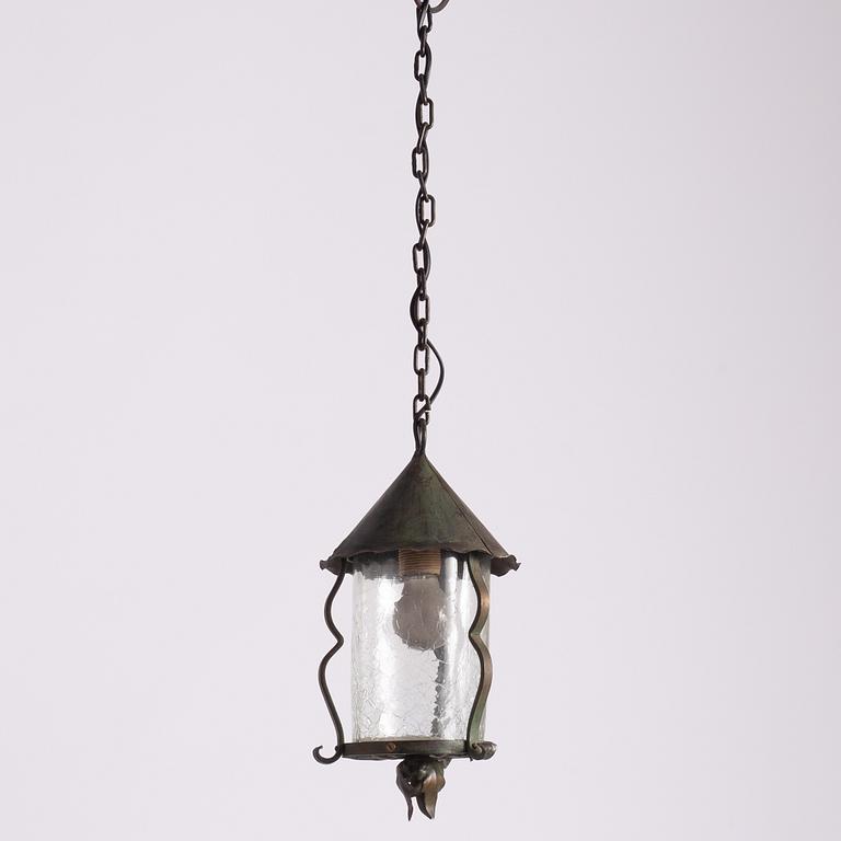 A ceiling lantern, 1920s.