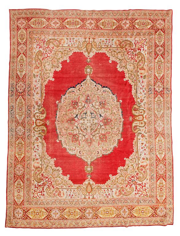 ANTIQUE TABRIZ. 420,5 x 327,5 cm.