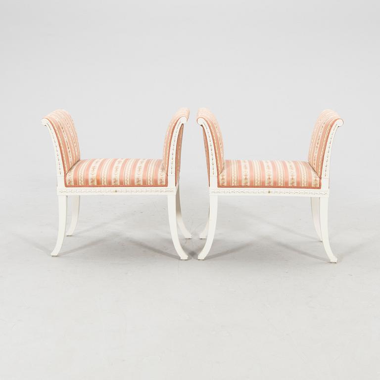 Banketter 1 par, sengustaviansk stil 1900-talets första hälft.