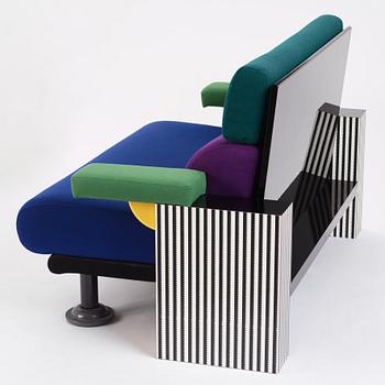Michele De Lucchi, a "Lido" sofa, Memphis, Italy, post 1982.