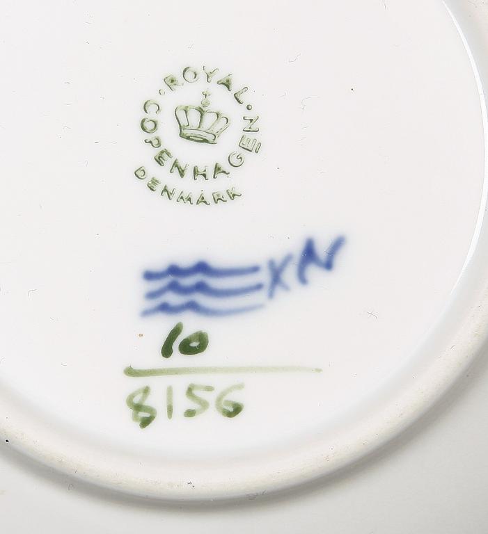 PARTI ROYAL COPENHAGEN OCH ALUMINIA, 9 st,