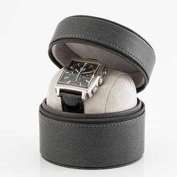 Heuer, Monaco, by Tag Heuer, armbandsur, kronograf, 38 x 38 (46,5) mm.