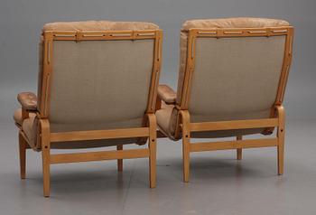 FÅTÖLJER, ett par, "Ingrid", Bruno Mathsson.