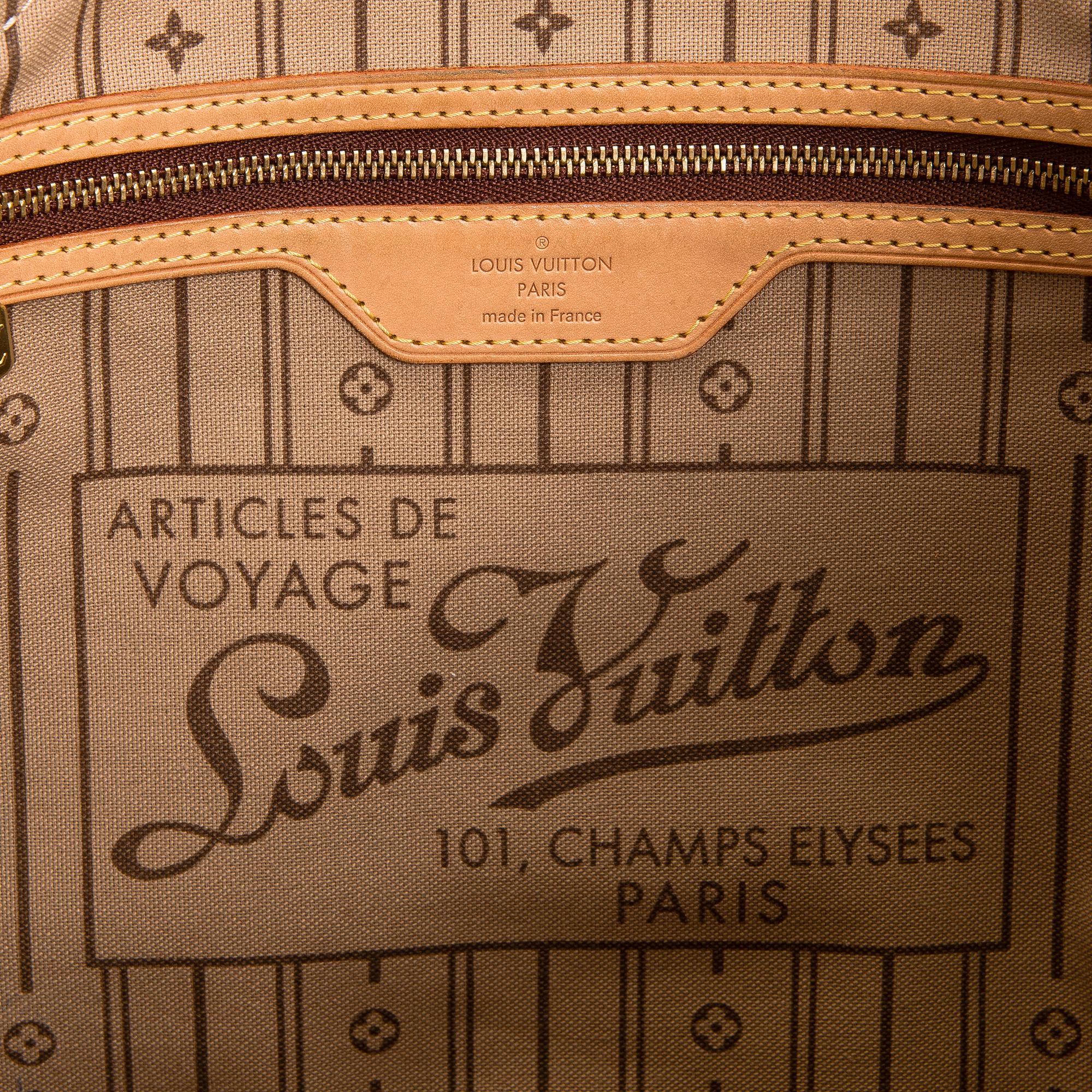 Louis Vuitton, "Neverfull MM", laukku.