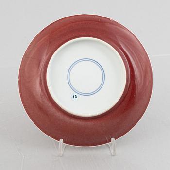 Fat, porslin. Kina, 1900-tal.