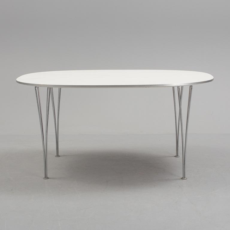 BRUNO MATHSSON AND PIET HEIN, a 'Superellips' dining table from Fritz Hansen, 2005.