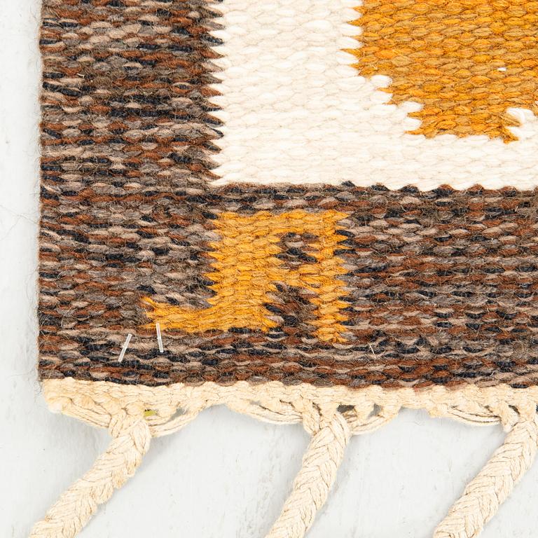 Rug, flat weave, approx. 224 x 136 cm.