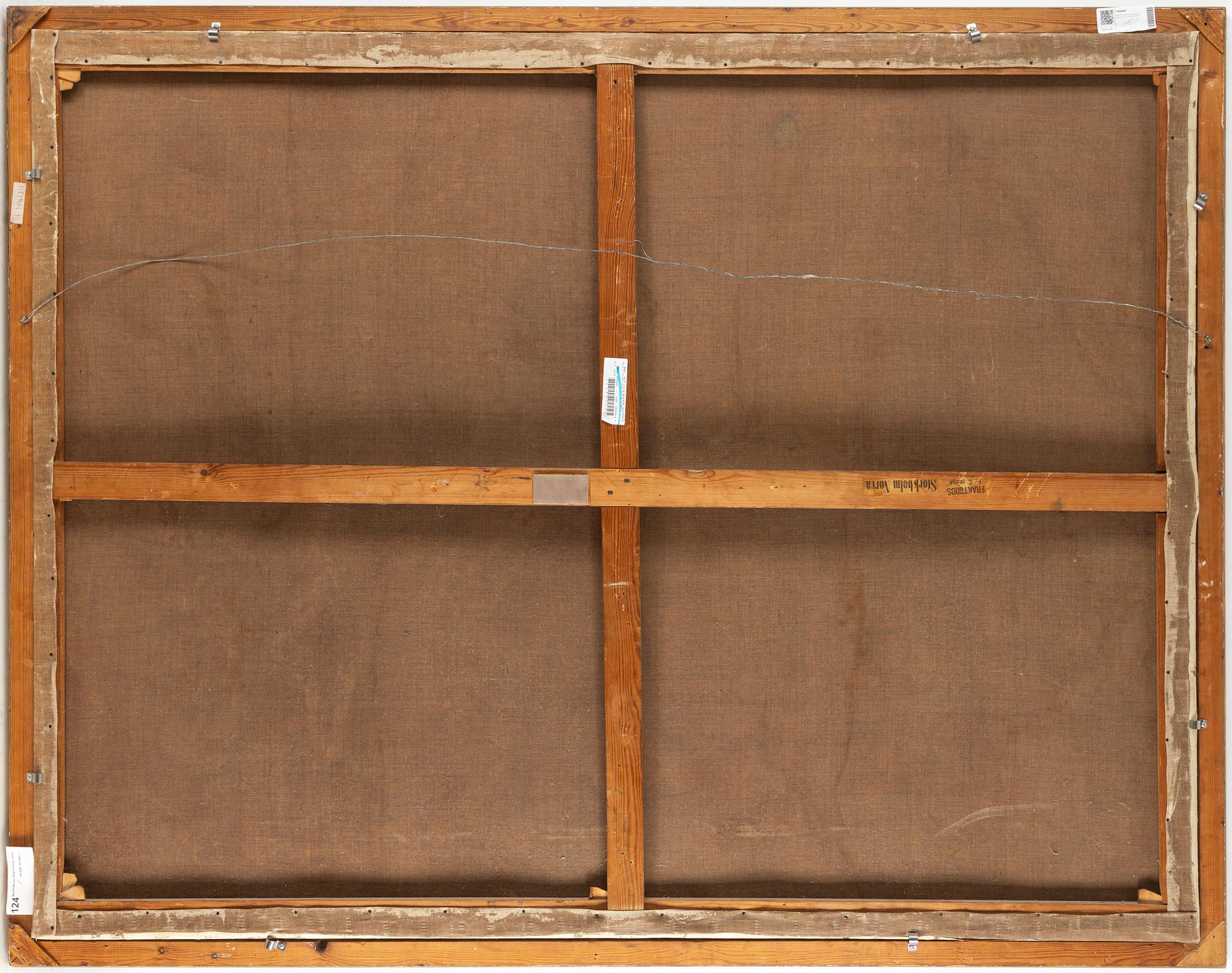 Bertil Norén, oil on canvas, signed and dated 1916.