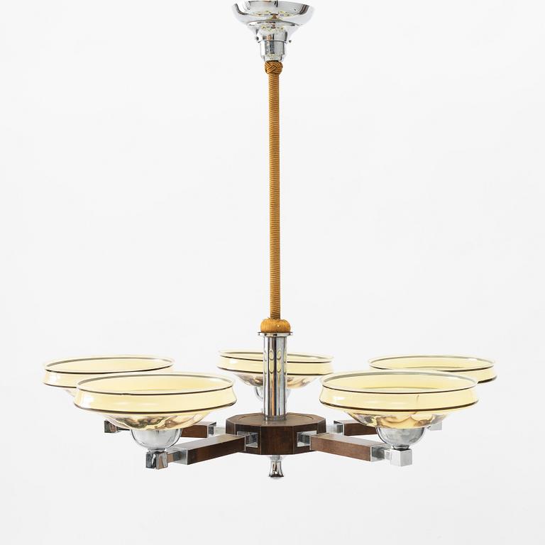 A ceiling lamp, 1930s.
