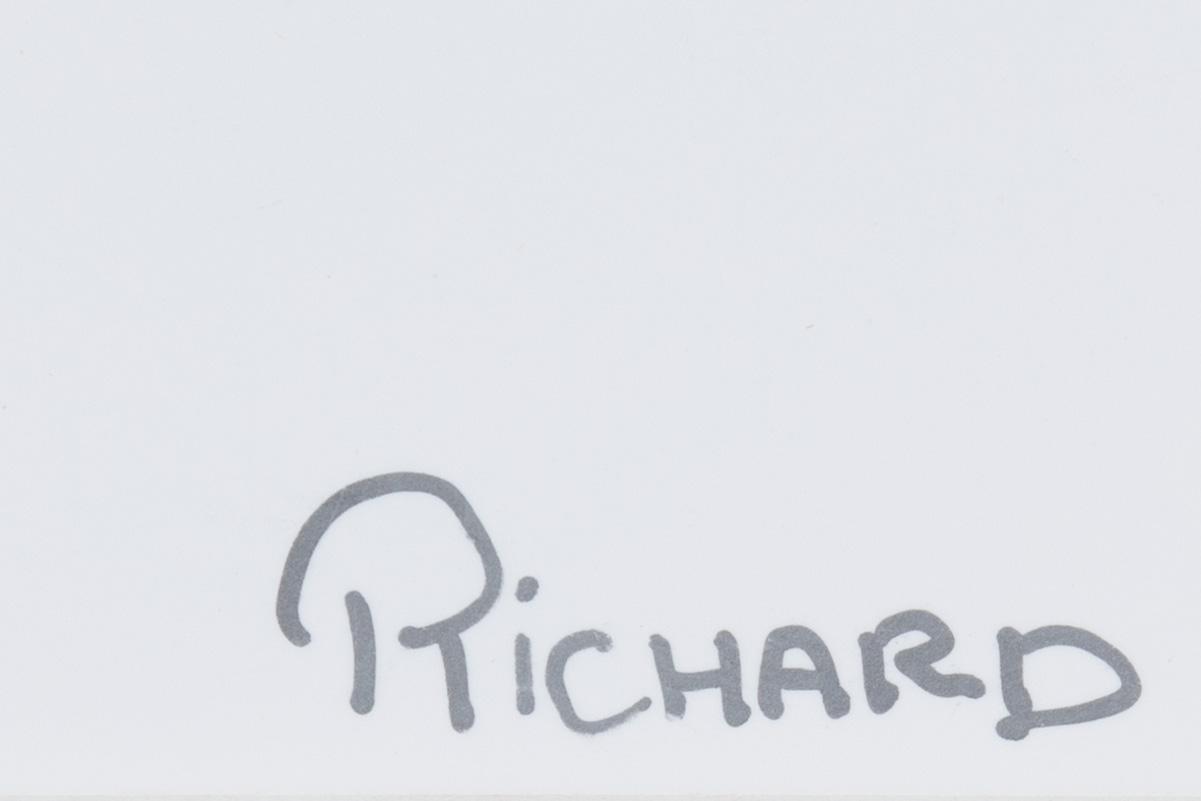 Richard Ahlström, photograph, signed.