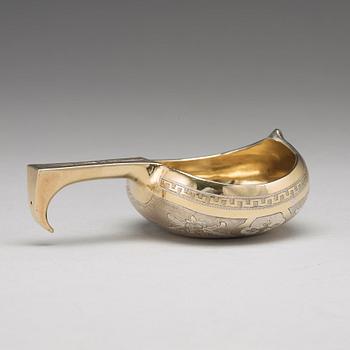 Kåsa, silver, oidentifierad mästare, Moskva 1873.