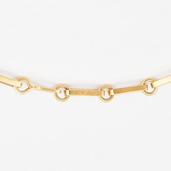 Jan Brunk, a 20K gold necklace, Stockholm 1987.