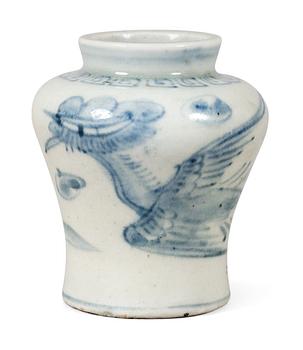 442. A blue and white vase, Choson, Korea 19th cent.