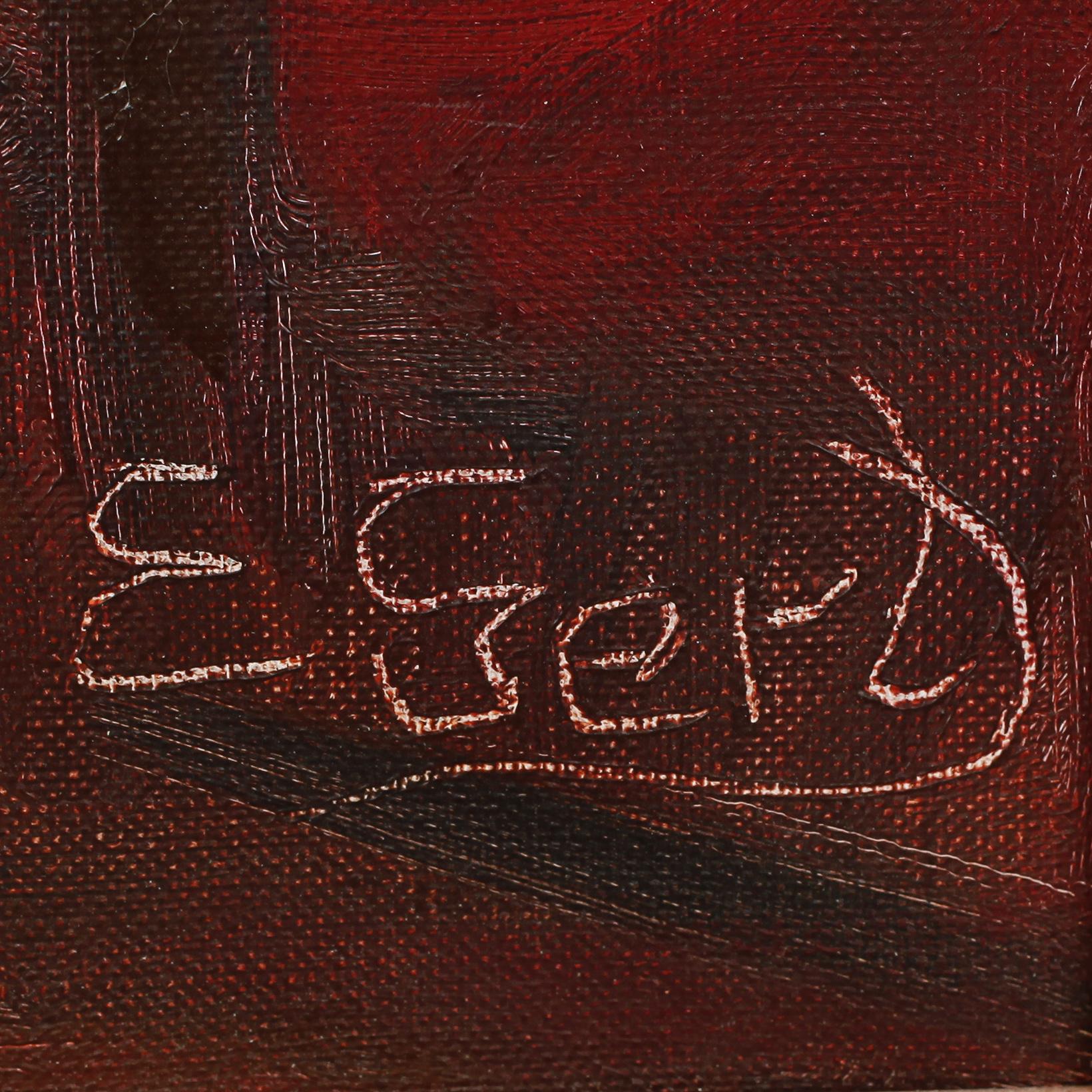 EDITH GERT, olja på duk, signerad.