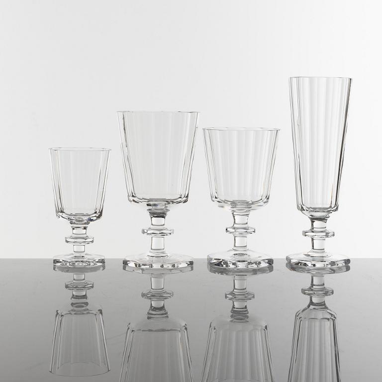 Elis Bergh, glasservis, 53 delar ”Karlberg”, Kosta.