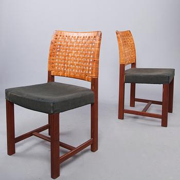 MATBORD och STOLAR, 10 st, HMN Huonekalu Mikko Nupponen, Lahtis, 1960-tal.