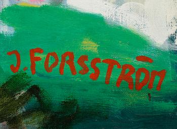JONNY FORSSTRÖM, oil on canvas, signed.