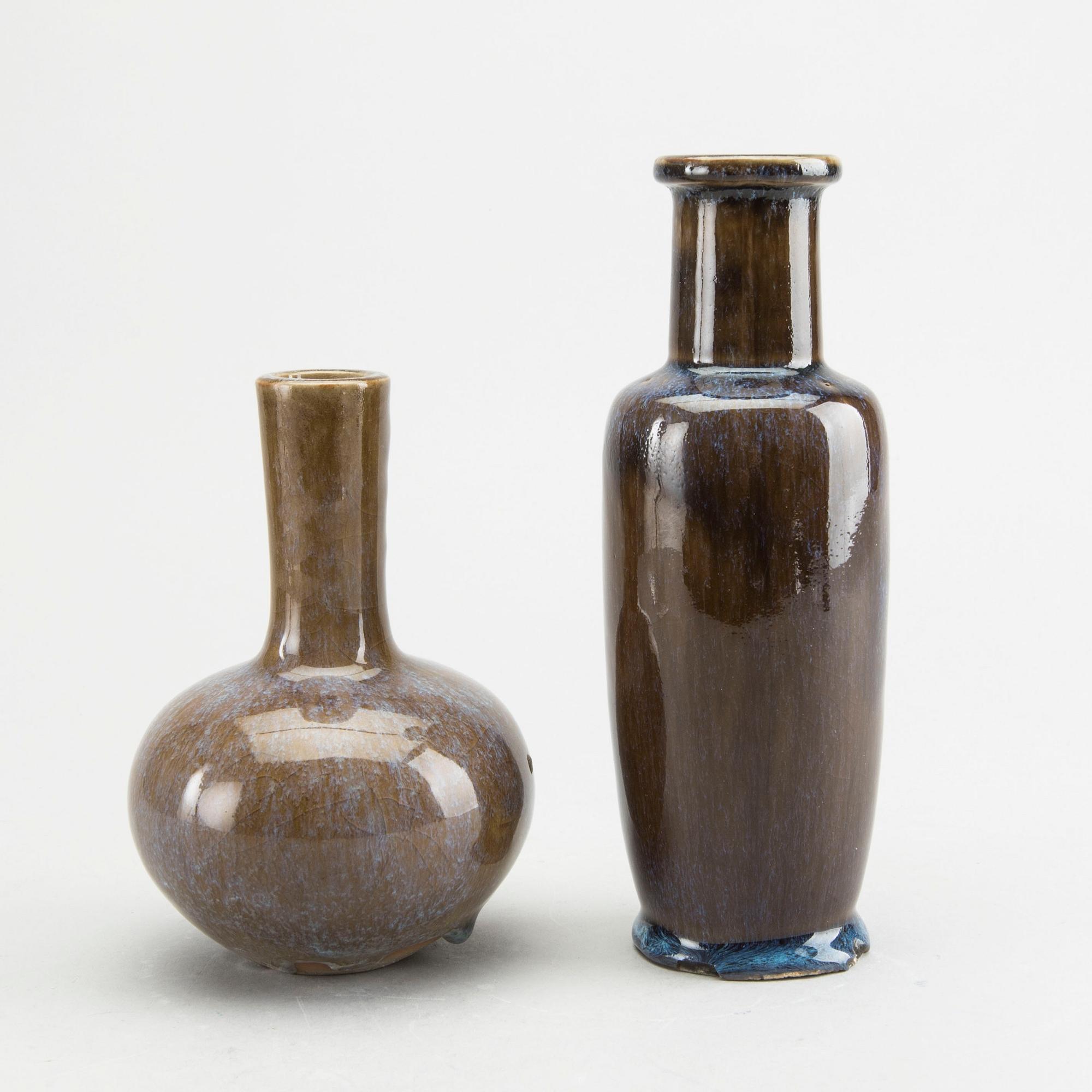VASER 2 st Kina porslin 1900-talets mitt.