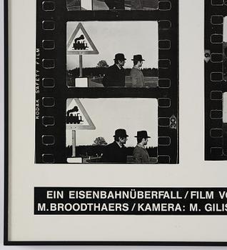 Marcel Broodthaers, "Ein Eisenbahnüberfall".