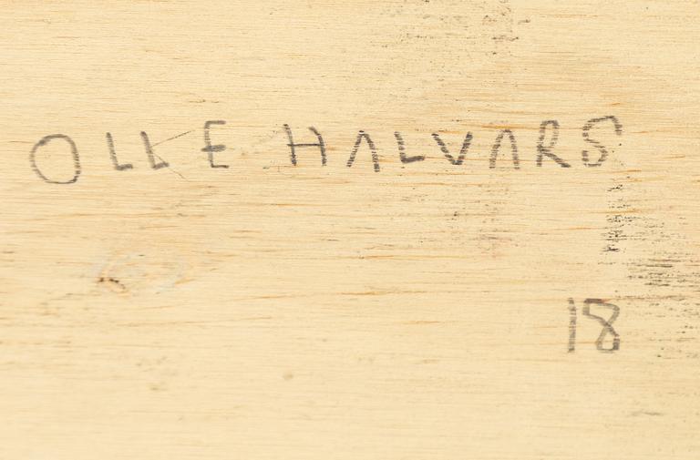 Olle Halvars, Portrait in half-figure.