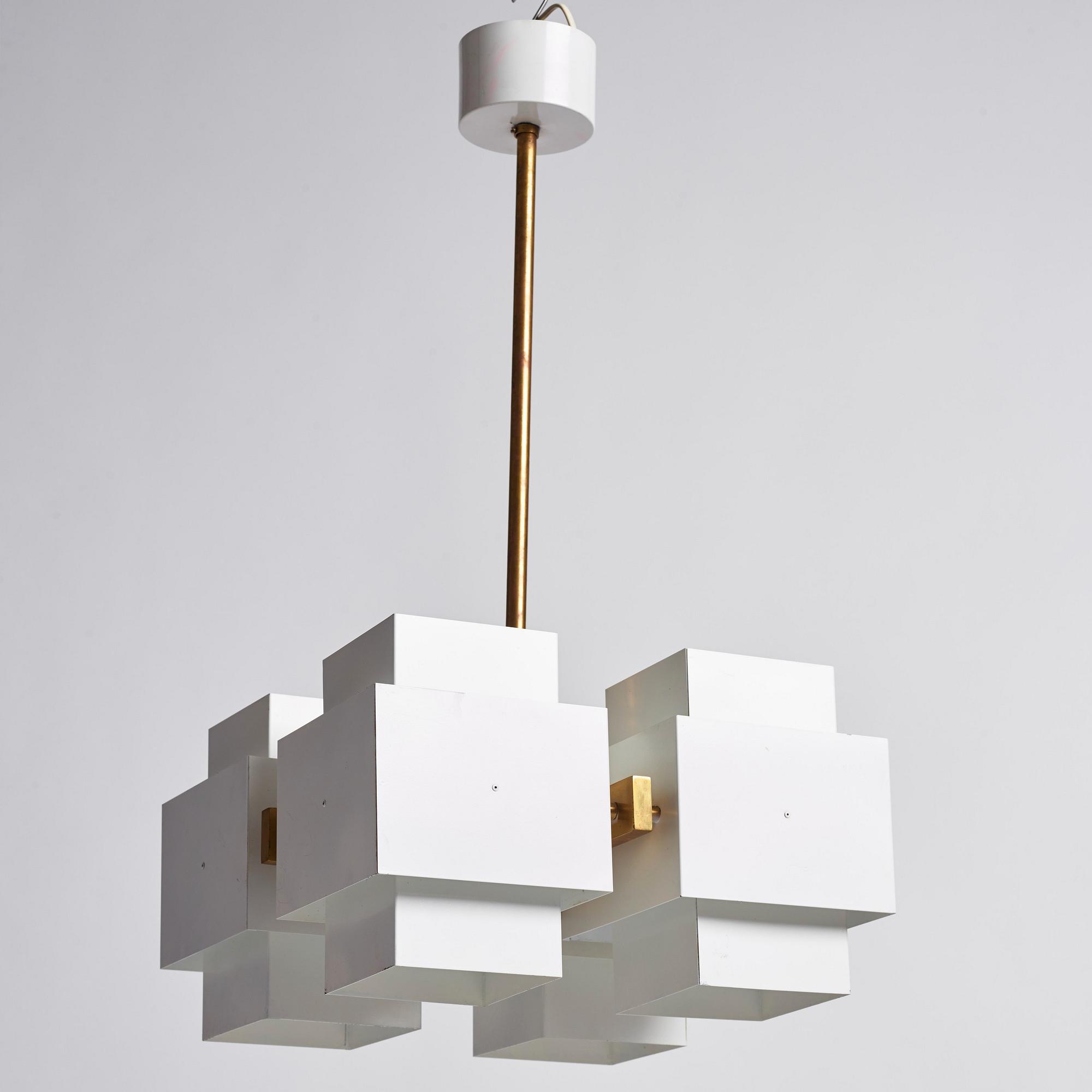 Hans-Agne Jakobsson, a ceiling light 'C769 4 P/Selectra', Hans Agne Jakobsson AB, Markaryd Sweden 1960-70s.