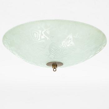 A Swedish Mdoren ceiling lamp, 1940's/50's.