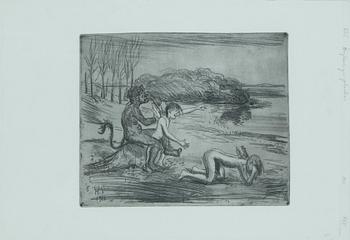 Hugo Simberg, "Änglavingar plockas". 1911.