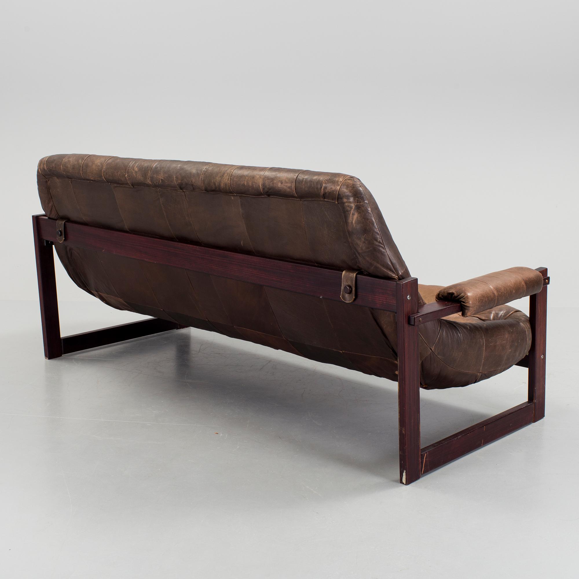A Percival Lafer sofa for MP Lafer, Brazil, 1970's.