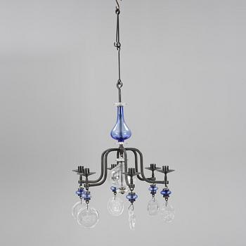 LJUSKRONA, Erik Höglund, 1900-talets andra hälft. Höjd ca 50 cm.