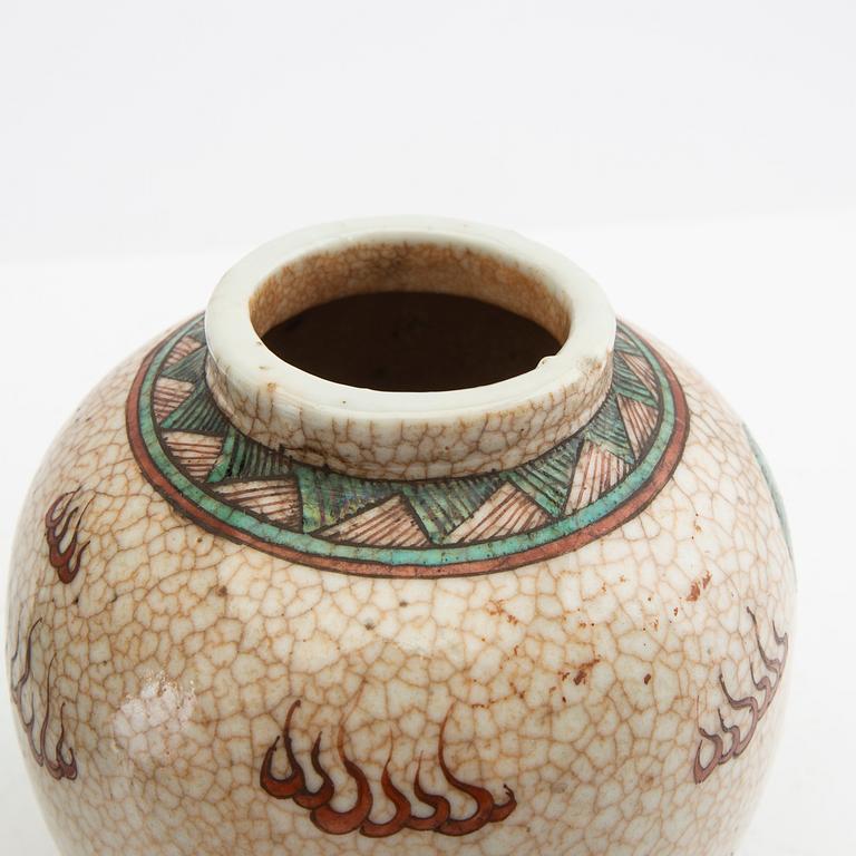 Bojan samt lockurna Kina omkring 1900 porslin.