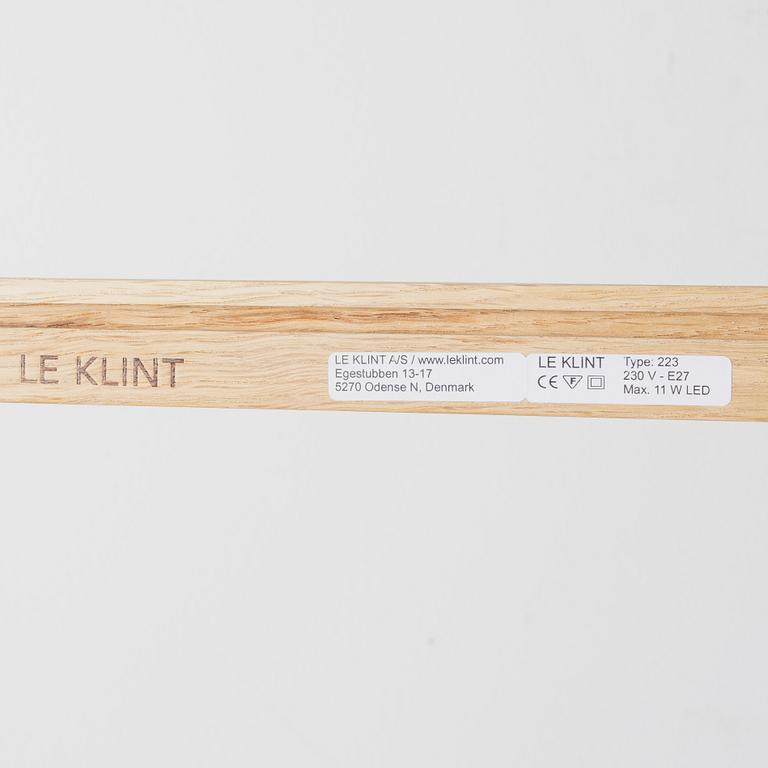 Erik Hansen, vägglampor, ett par, "Sax 223", Le Klint, Danmark.