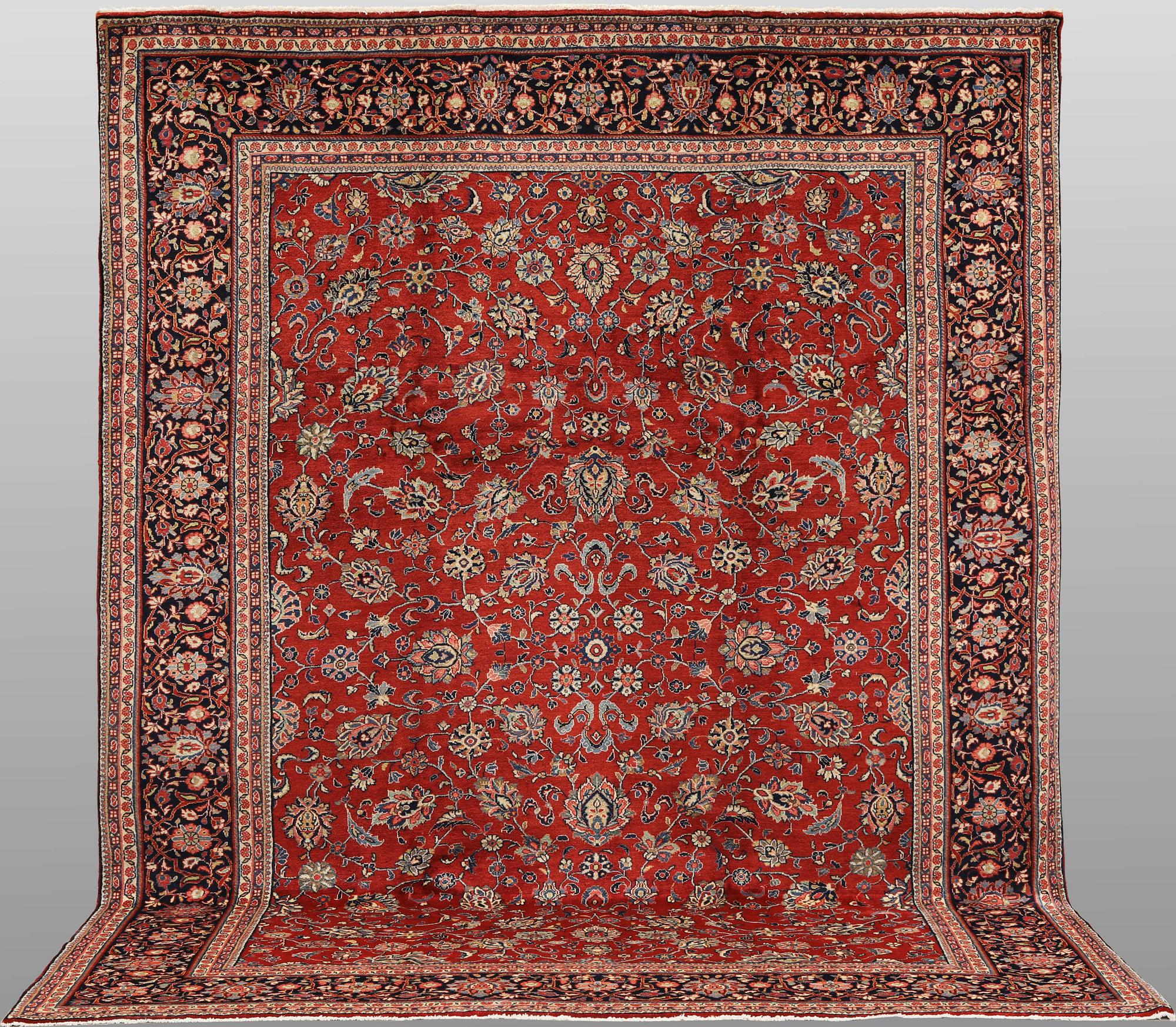 Matta, Sarouk, ca 353 x 265 cm.
