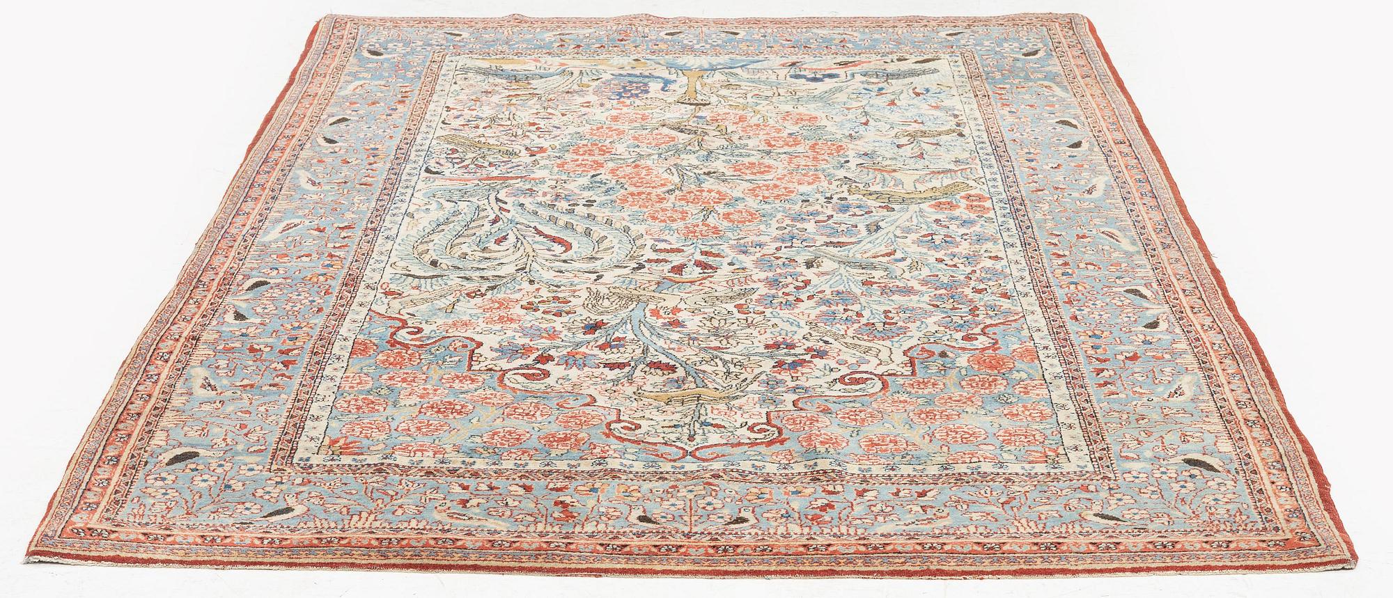 An antique Keshan, Dabir, c. 210 x 120 cm.