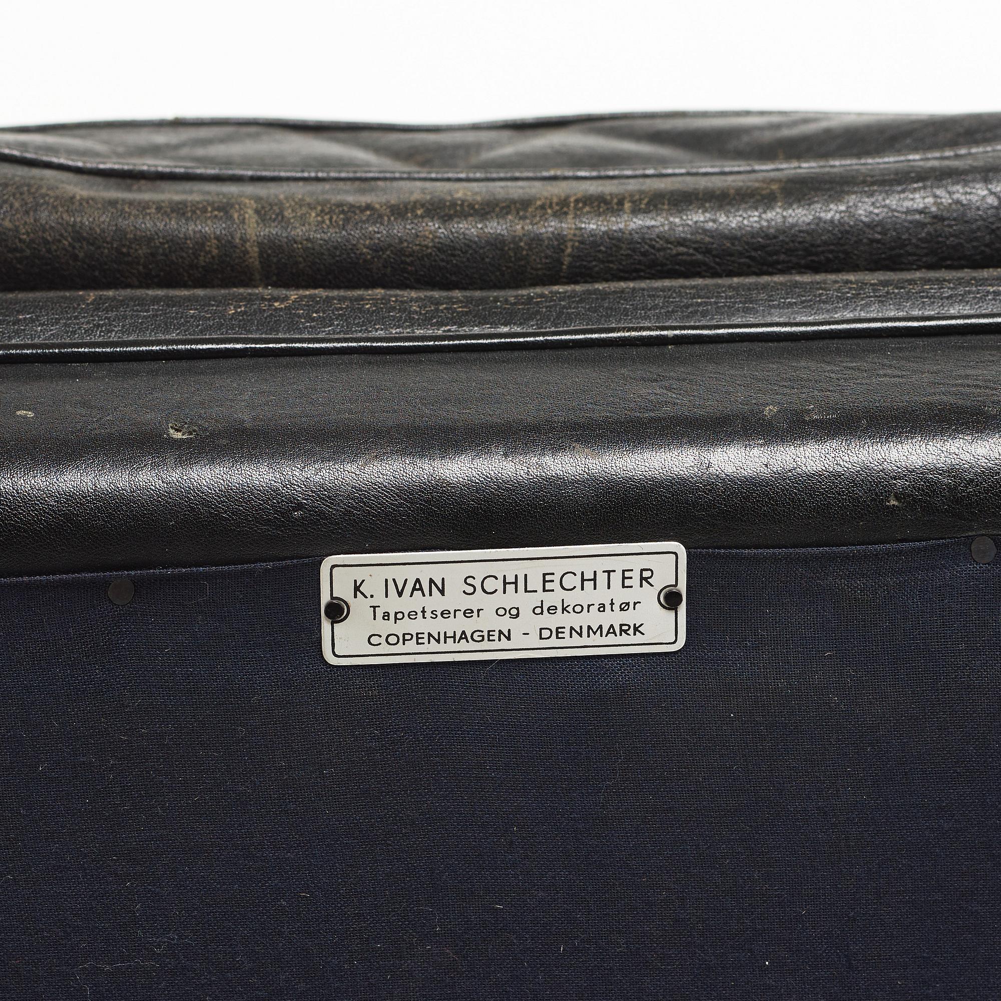 A 1950s/1960s easy chair by Arne Vodder, Ivan Schechter, Denmark.