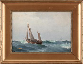 LUDVIG RICHARDE, olja på duk, monogramsignerad.