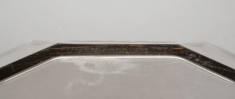 SKÅL, glas, Nils Landberg, Orrefors 1945.
